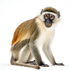 Obraz premium Stunning High-Resolution Portrait of a Monkey in the Wild.