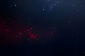 Abstract Space Background Red Blue Nebula Stars Cosmic Galaxy