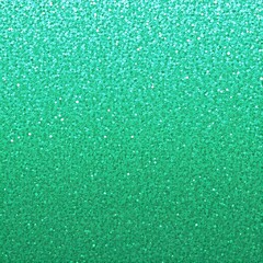 Fototapeta premium Shiny, smooth, glittery neon mint green metallic gradient background with grainy textured pattern surface. Ideal for card, banner, copy space, cover, template and poster.