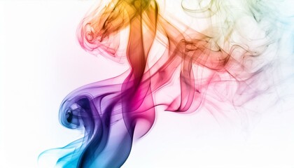 abstract colorful smoke