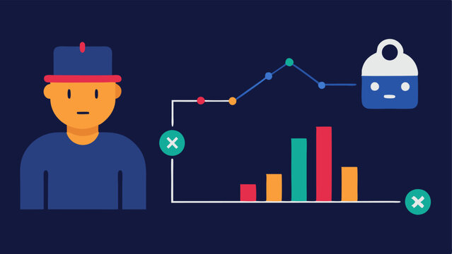Visualization of Crime Reduction A beforeandafter style graphic showing crime rates decreasing over time alongside an AI assistant analyzing the changes.