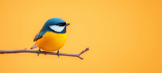 Obraz premium Beautiful colorful bird