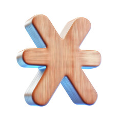 Obraz premium Hashtag symbol isolated on white