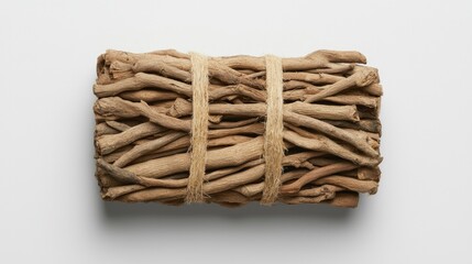 Obraz premium Dried Sticks Bundled, Flat Lay