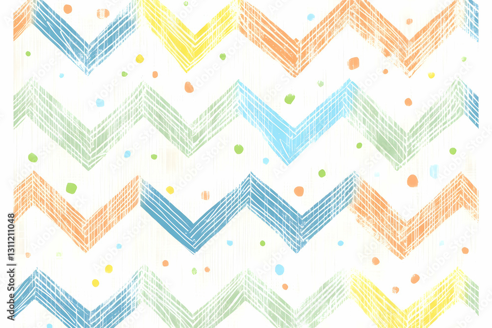 Poster pastel chevron pattern abstract background illustration of zigzag