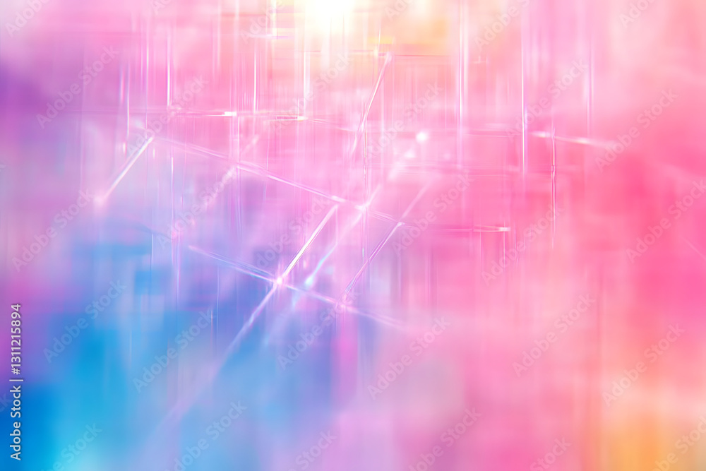Poster multicolored abstract network background / modern technological background, abstraction blurred unus