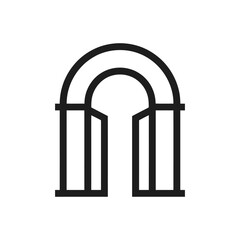 Archway Minimalist Design Icon