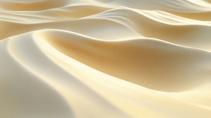 Beautiful Abstract Rendering Depicts Smooth Wavy Terrain Across a Landscape