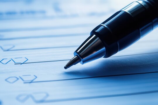 A high-tech representation of a regulatory compliance framework with a digital checklist overlay.