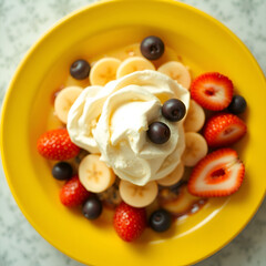 pancakes with berries