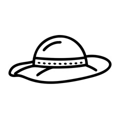 Fototapeta premium Hat Vector Icon 
