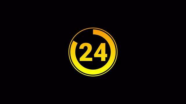30-Second Countdown Timer with Transparent Background | Free & HD Timer from 30 to 0 Sec