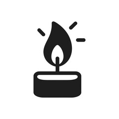 Candle Flame Light Icon