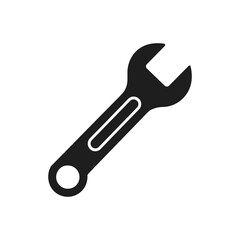 Adjustable wrench tool icon