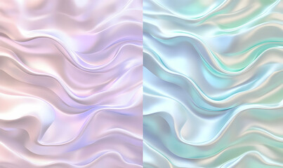 Obraz premium Abstract drapes, pastel colors, soft folds