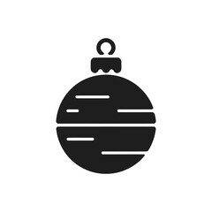 Ornament Ball Solid Icon