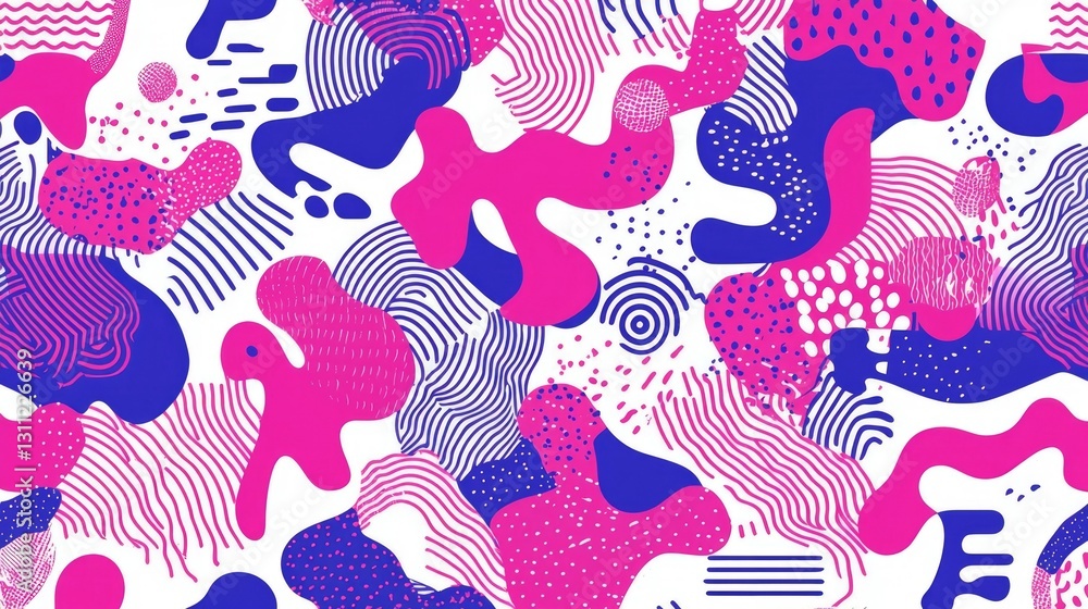 Poster abstract pattern design
