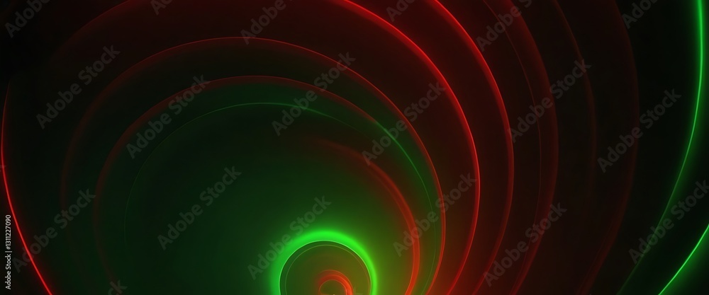 Poster red and green,abstract background with lines. abstract background with red, green black wave. abstra