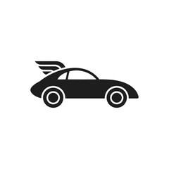 Fototapeta premium Winged Automotive Speed icon