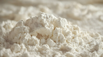 Flour Pile Close-up Texture