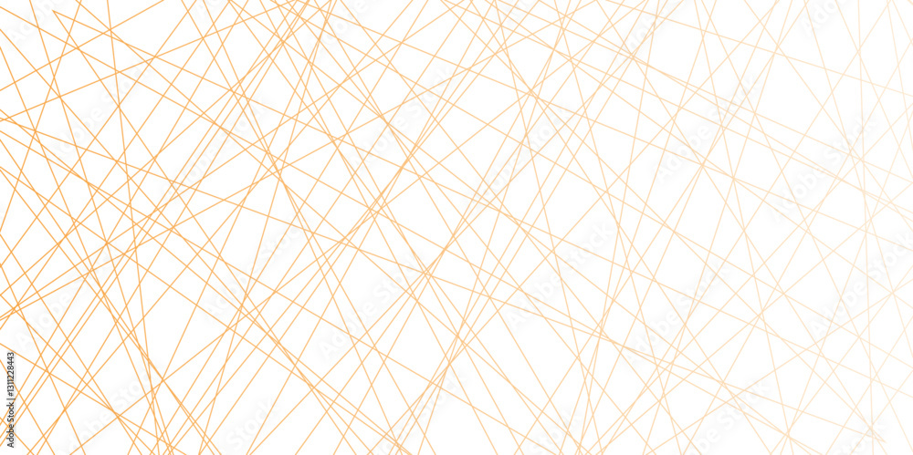 Aufkleber abstract beautiful perfect random lines background. abstract golden lines with white background crea