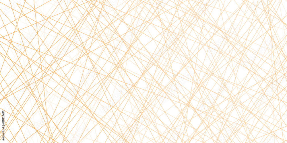 Poster abstract beautiful perfect random lines background. abstract golden lines with white background crea