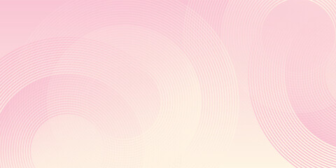 Abstract background pastel colorful  pink and yellow gradations. Circle effect illustration abstract modern