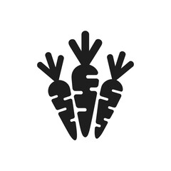 Obraz premium Carrot Cluster Design Icon