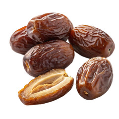 Date Fruit Isolated on Transparent Background