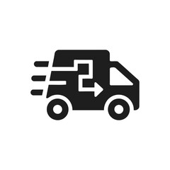 Fast Shipping Van Icon