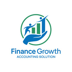 Fototapeta premium Accounting logo set Icon design 