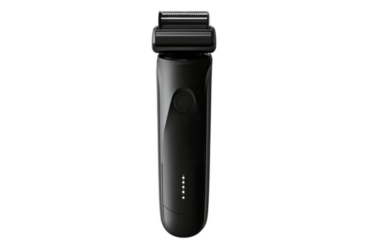 Black Electric Razor on White Background