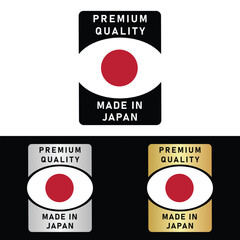 Made in Japan Badge Tag Seal 100% Organic Made with Love