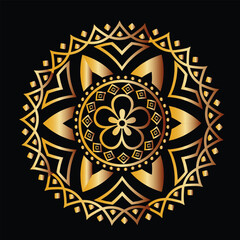 mandala round ornament