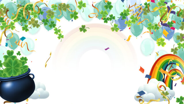 cute lucky Saint St Patrick day wallpaper Saint Patrick's Day - Powered by Adobe