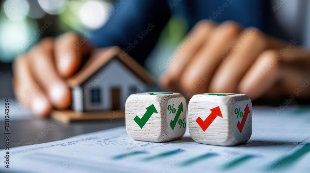 Aufkleber weighing options and making strategic decisions for business growth and success analyzing data evalu
