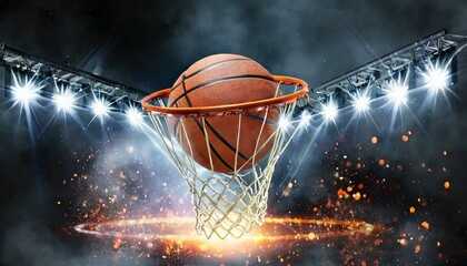 Obraz premium basketball in action