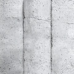 A textured concrete surface featuring vertical grooves and a light gray color with subtle imperfections.