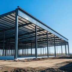 An engineer marking a construction site plan against urban landmarks.
