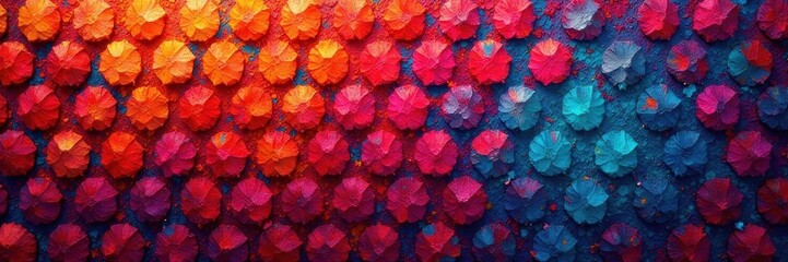 Obraz premium Woven textile, abstract hexagonal & triangular motif , craft, geometric