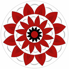 mandala design vector