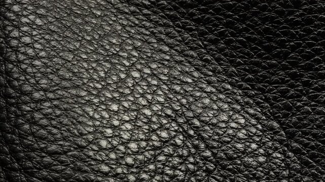 Black Leather texture background stock footage