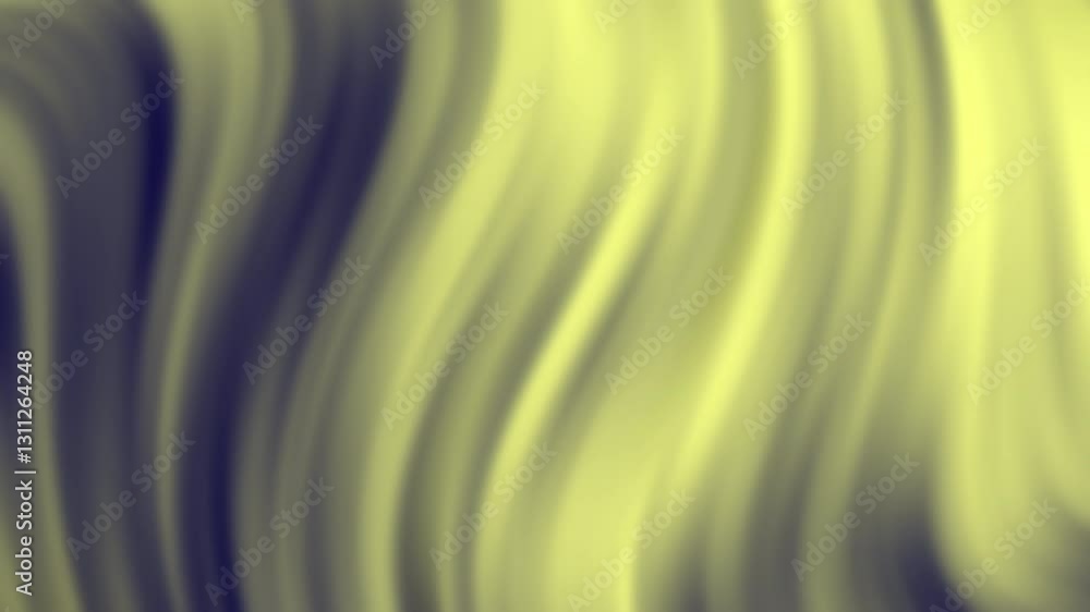 Poster abstract gradient motion texture background with smooth flowing waves in yellow and black tones idea
