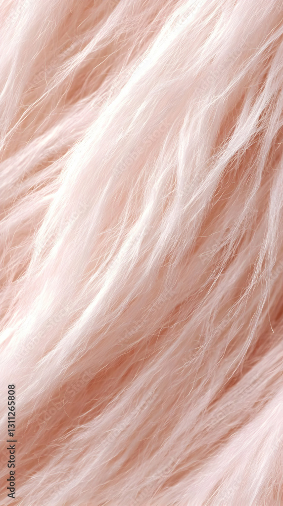 Poster Soft Pink Fur Abstract Background Texture and Patterns for Design