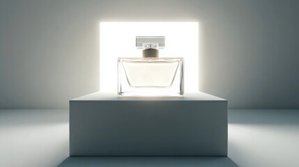 transparent perfume bottle 