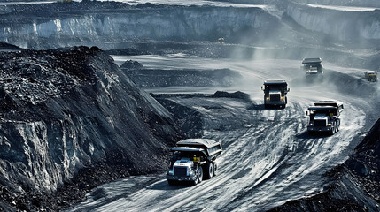 lithium battery industry mining pit trucks environment pollution coal energy black raw materials cobalt nickel manganese
