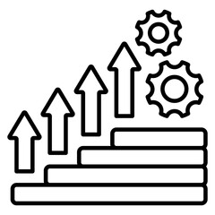 Improvement Outline Icon