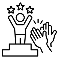 Motivation Outline Icon