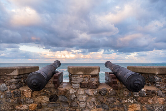 Cannons at comillas Cantabria SPain