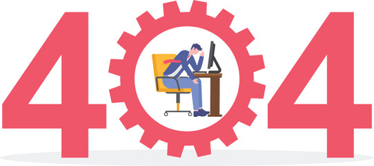 Social media illustration, business concept, web design

